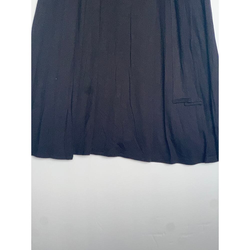 Rolla Coaster Dress 🌿Women’s Size Small Black Wrap Short Sleeve Casual NWT - Picture 5 of 12
